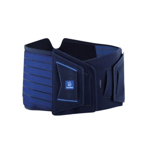 Thuasne Ceinture Lombaire Lombacross Activity (Taille 4 | Noir Bleuté | Hauteur 26 cm)
