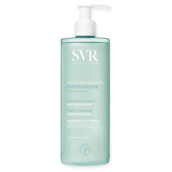 SVR Physiopure Gelée Moussante nettoyant pureté anti-pollution (400 ml)