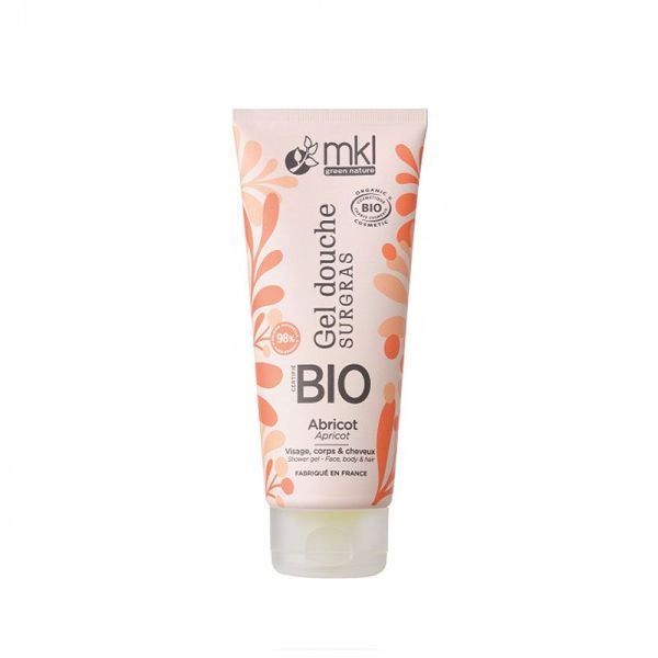 MKL Green Nature Gel douche surgras Bio Abricot (200 ml)