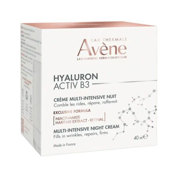 Avène Hyaluron Activ B3 Crème de Nuit Multi Intensive anti-rides régénérant (40 ml)
