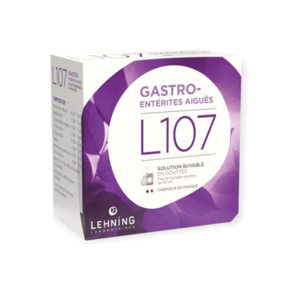 L107 Gastro-entérites aiguës Solution Buvable Gouttes (30Ml)