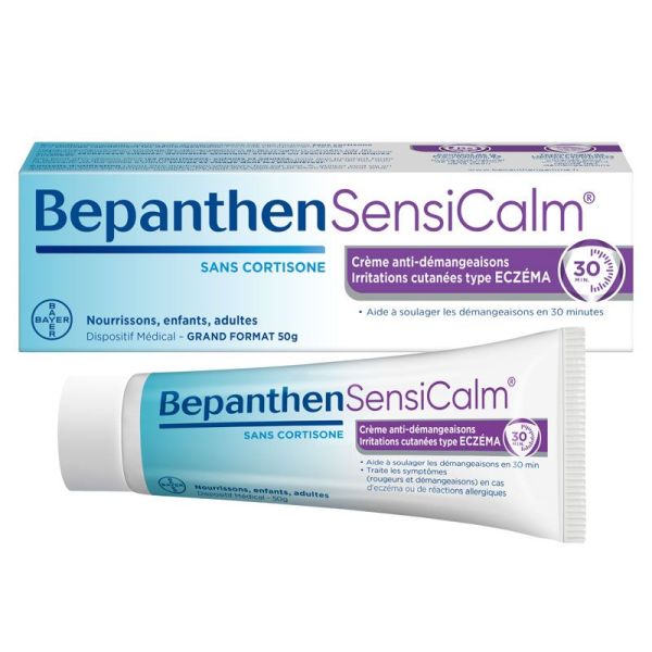 Bepanthen SensiCalm crème anti-démangeaisons sans cortisone (50 g)