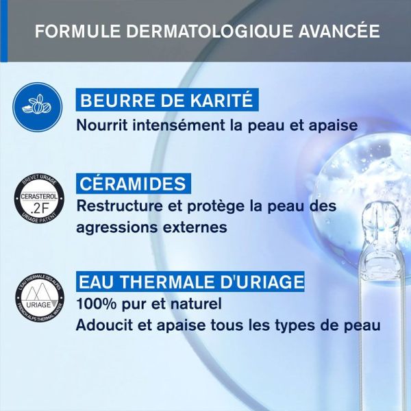 Xémose C8+ Syndet Nettoyant Doux sans savon, nettoie, hydrate, soulage (200 ml)