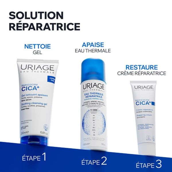 Uriage Bariéderm Cica+ gel nettoyant apaisant (200 ml)