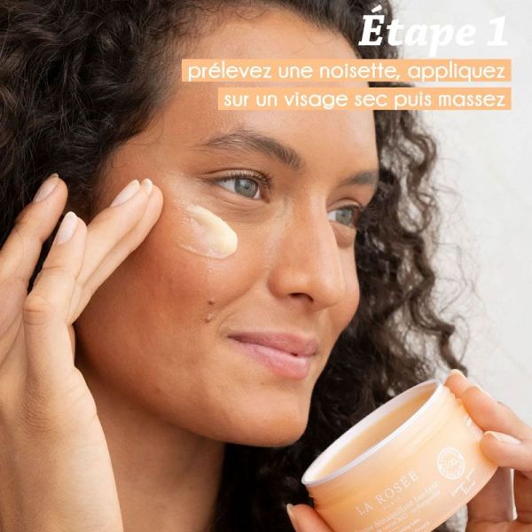 La Rosée Baume Démaquillant Fondant à l'huile de cerise bio rechargeable (90 ml)