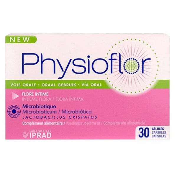 Iprad Physioflor Voie Orale Flore Intime probiotiques (30 gélules)