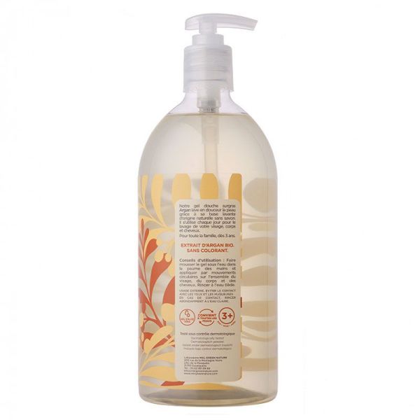MKL Green Nature Gel Douche surgras bio Argan (1l)