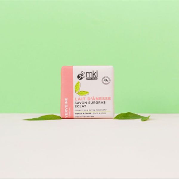 MKL Green Nature Savon Surgras au l'ait d'ânesse bio - Verveine (100 g)