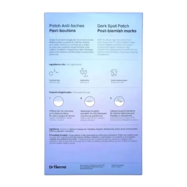 Dr. Herma Active Point Patchs Anti-Taches Marques Post-Boutons (8 patchs)