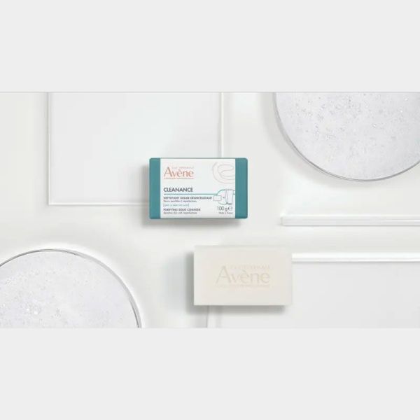 Avène Cleanance Savon nettoyant solide désincrustant (100 g)