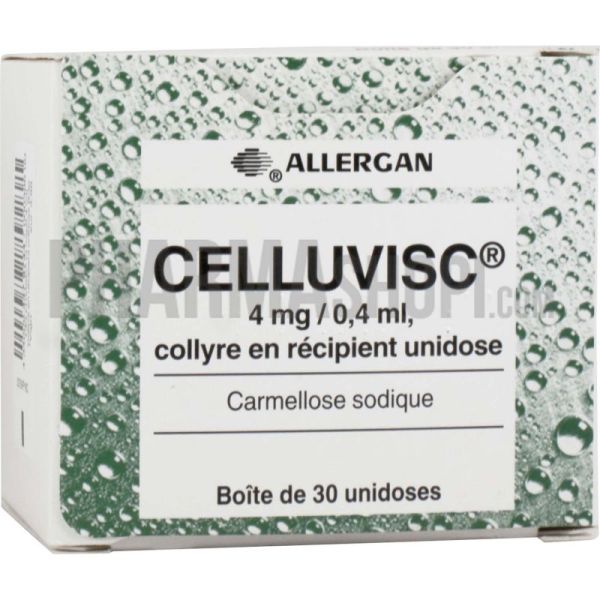 Celluvisc 4Mg/0,4Ml Collyres 30 unidoses