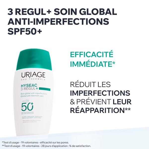 HYSEAC 3-REGUL+ SPF50+ soin global anti-imperfections (50 ml)