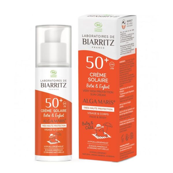 Biarritz Crème Solaire Alga Maris Enfant SPF 50+ (100 ml)
