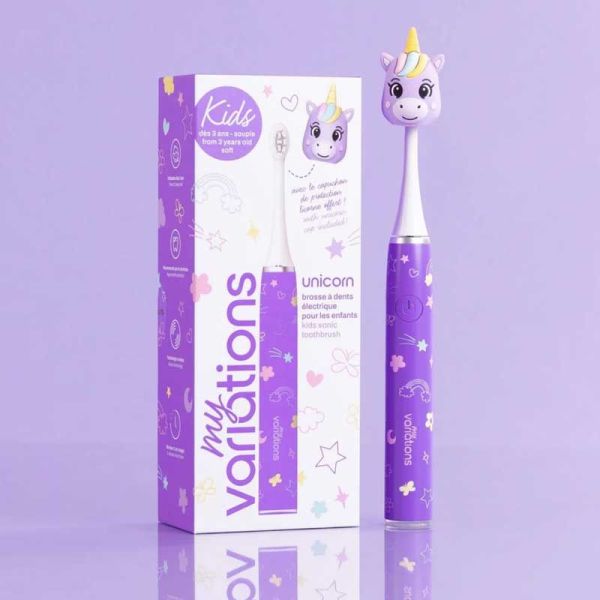 My Variations Brosse à Dents Électrique Sonique Licorne enfants de 3 à 12 ans (x1)