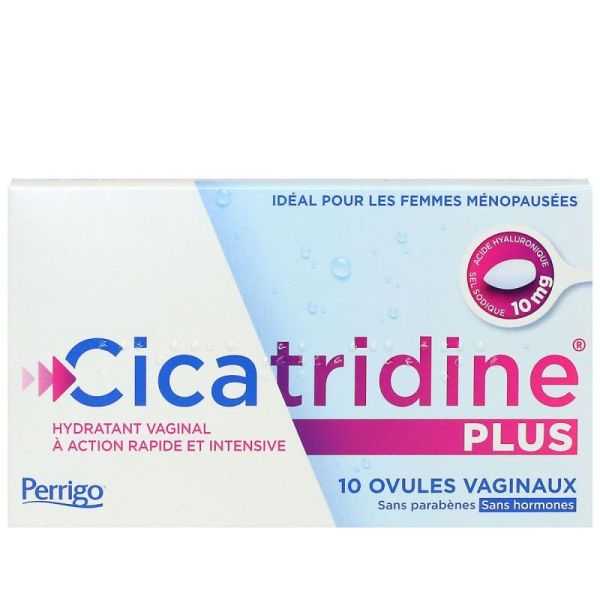 Cicatridine Plus ovule vaginal hydratant à action rapide & intensive (x10)