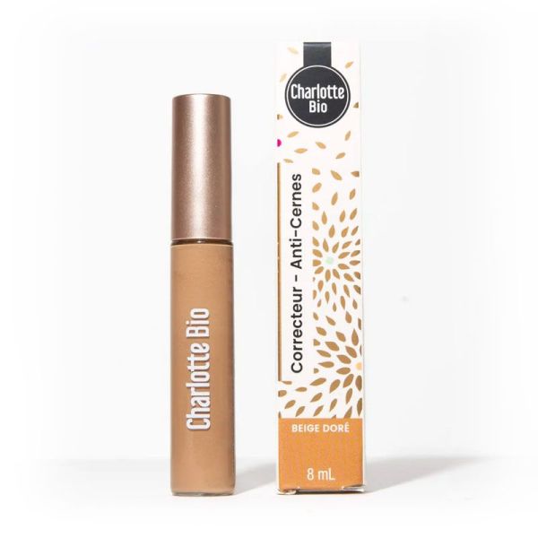 Charlotte Bio Correcteur Anti-Cernes Bio teinte Beige Doré (8 ml)