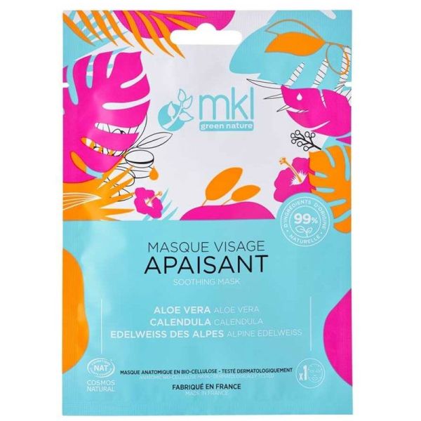 Masque Visage Apaisant à l'Aloe Vera, Calendula et Edelweiss des Alpes (10 ml)