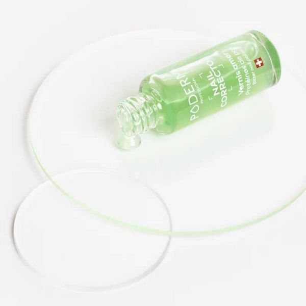 Poderm Professionnal Nail Corrector Vernis Amer aux protéines de pois, anti-rongement (8 ml)
