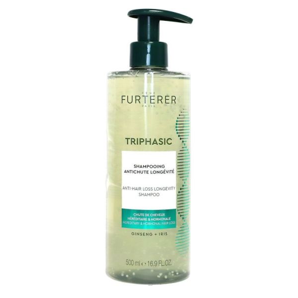 Triphasic Shampooing antichute longévité, renforce les cheveux (500 ml)