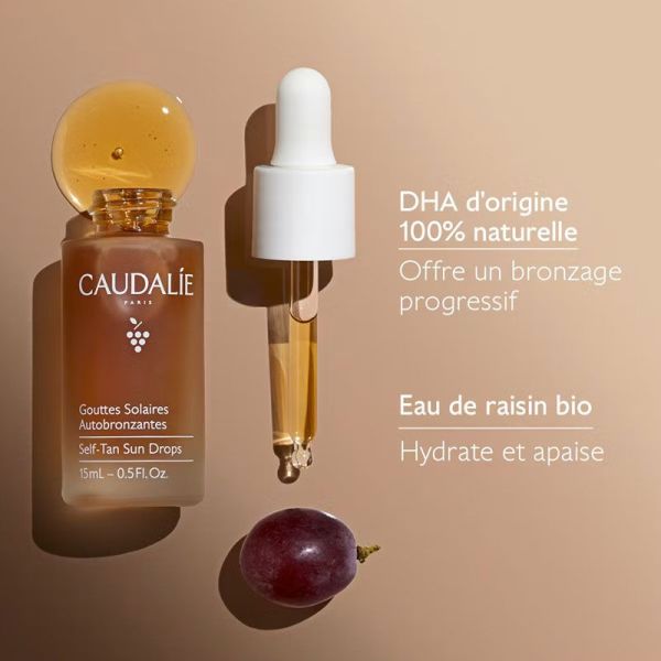 Caudalie Vinocrush Gouttes solaires autobronzantes (15 ml)