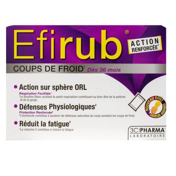 3CPHARMA Efirub Coups de Froids dès 36 mois