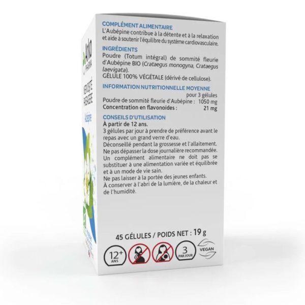 Arkopharma Arkogélules Aubépine Bio nervosité passagère (45 gélules)