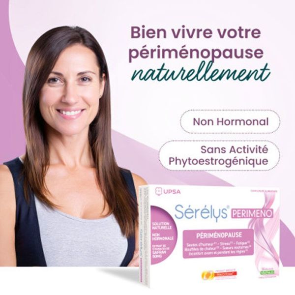 Sérélys Perimeno périménopause solution naturelle (30 gélules)