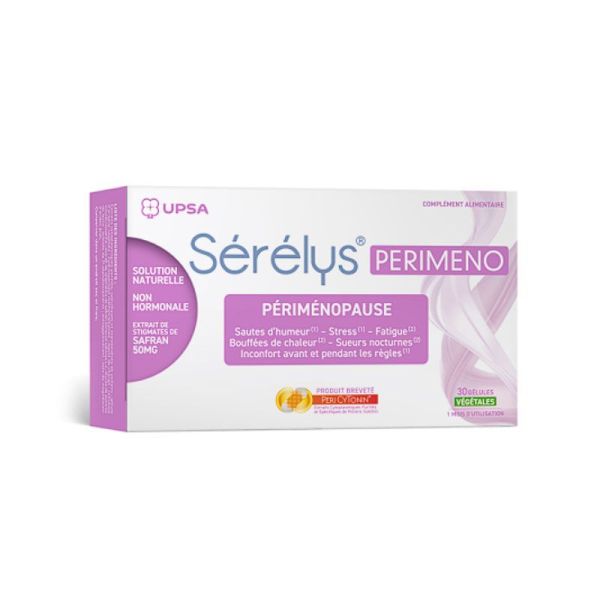 Sérélys Perimeno périménopause solution naturelle (30 gélules)