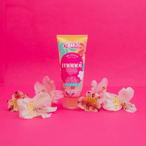 Mohéa Gel Douche sans savon au Monoï et à l'extrait de fleur de Tiaré - Edition limitée (100 ml)