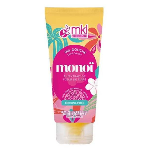 Mohéa Gel Douche sans savon au Monoï et à l'extrait de fleur de Tiaré - Edition limitée (100 ml)
