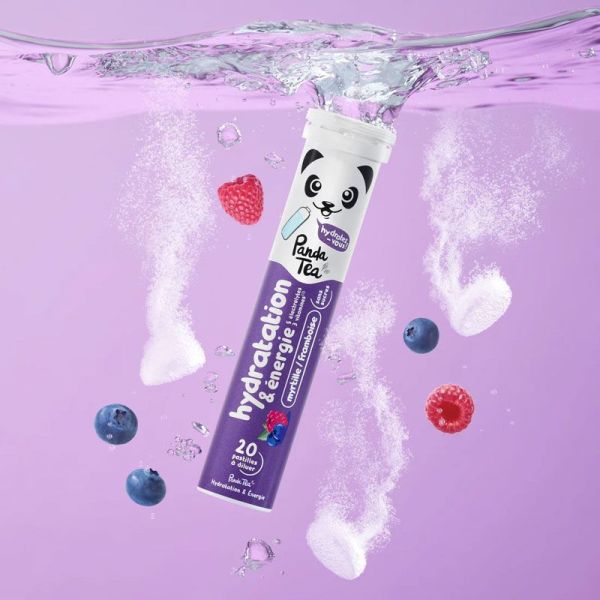 Panda Tea Hydratation & Energie Myrtille-Framboise (x20)
