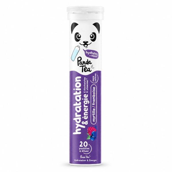 Panda Tea Hydratation & Energie Myrtille-Framboise (x20)