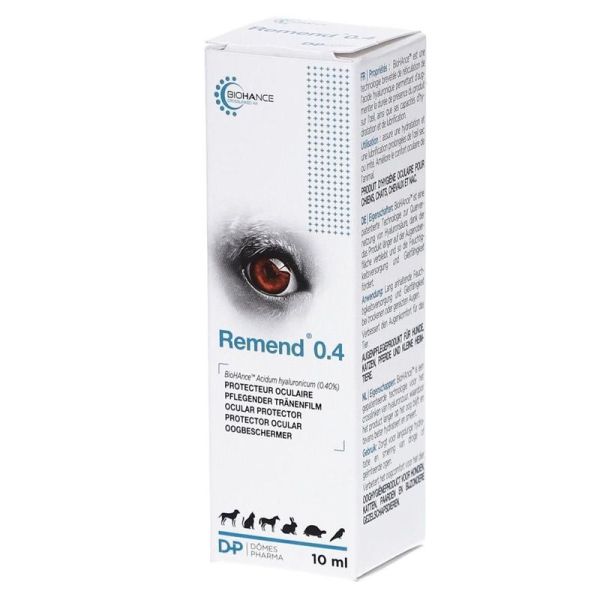Remend 0.4 protecteur oculaire chiens, chats, chevaux et NAC (10 ml)
