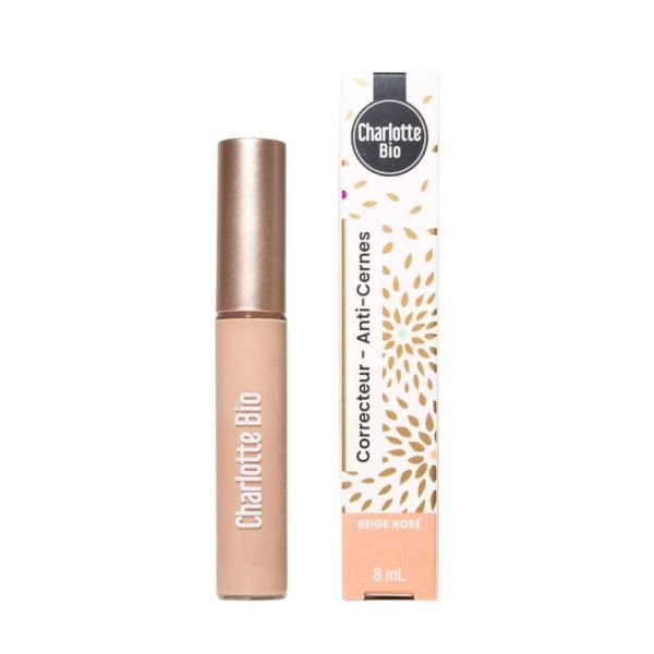 Charlotte Bio Correcteur Anti-Cernes Bio teinte Beige Rosé (8 ml)