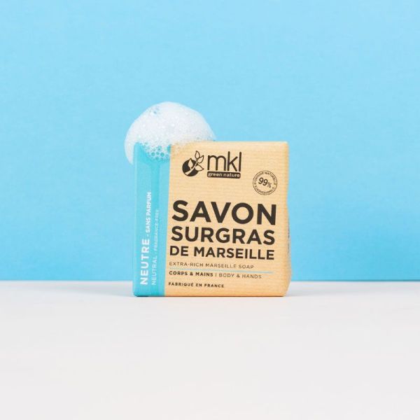 MKL Green Nature Savon de Marseille Surgras - Neutre (100 g)
