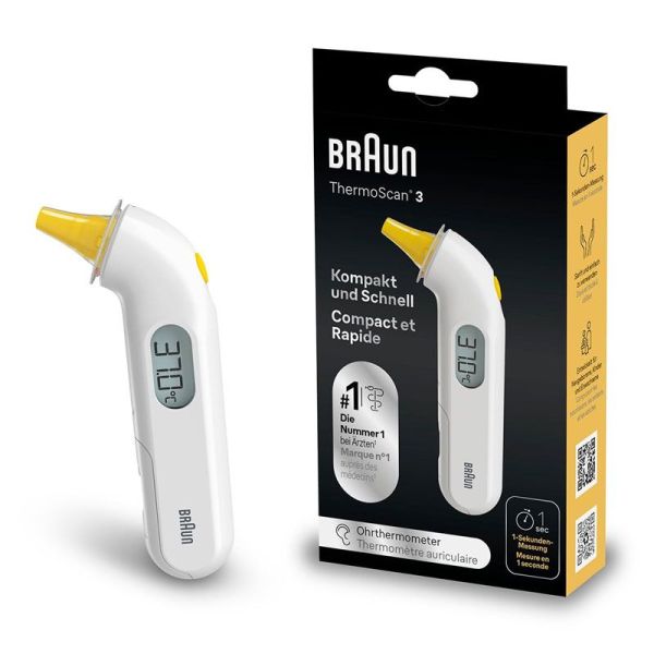 Braun ThermoScan 3 IRT3030 Thermomètre Auriculaire