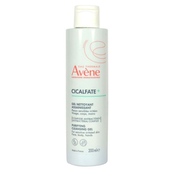 Avene Cicalfate+ Gel Nettoyant Assainissant 200Ml