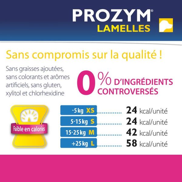Prozym Lamelles à mâcher taille M (15 lamelles)