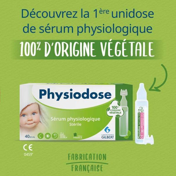 Physiodose Sérum Physiologique Végétal (30 x 10 ml)