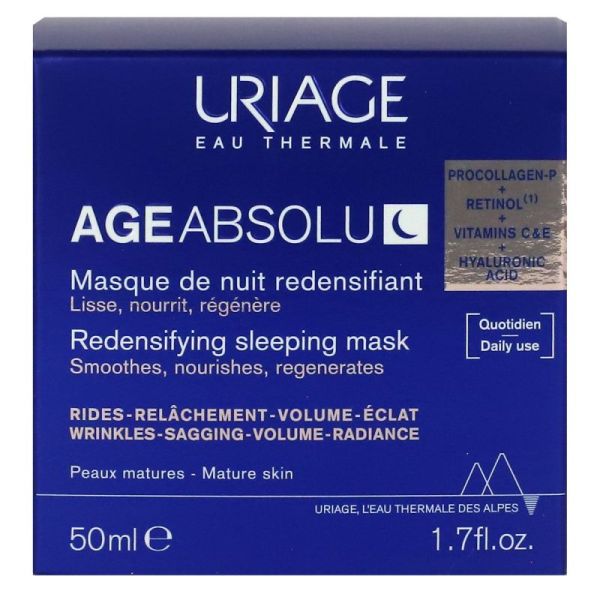 AGE ABSOLU masque nuit redensifiant - Soin peau mature