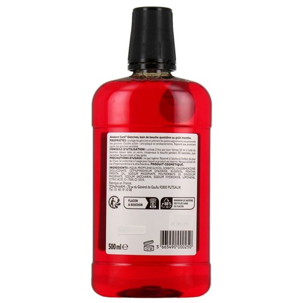 Alodont Care Gencives bain de bouche protection gencives, prévention petits saignements (500 ml)