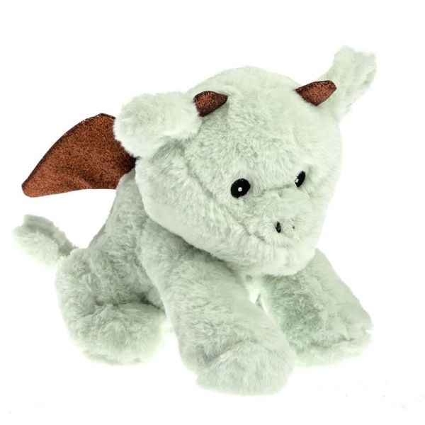 Pelucho Bouillotte sèche peluche Dragon aux grains de blé et fleurs de lavande