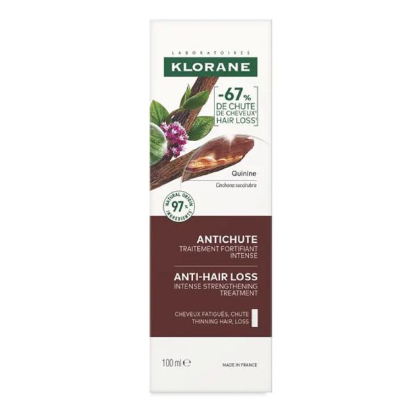 Sérum Antichute  traitement fortifiant intense à la Quinine (100 ml)