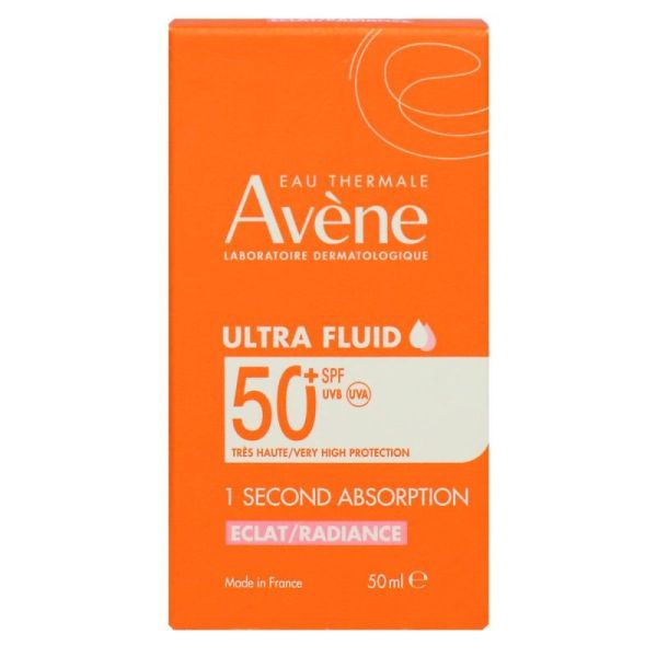 Avène Solaire Ultra Fluid Eclat/Radiance Protection solaire SPF 50+ (50 ml)