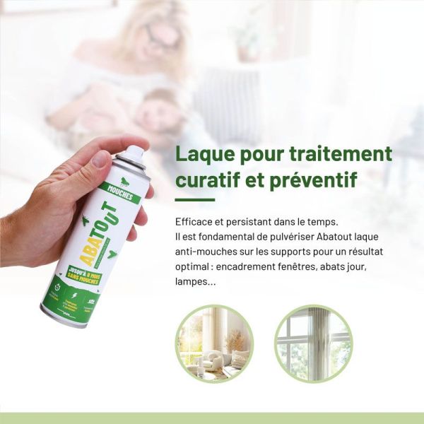 Abatout Laque Anti-Mouches préventif et curatif (250 ml)