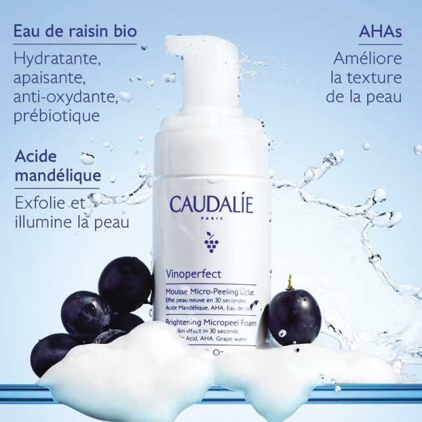 Caudalie Vinoperfect Mousse Micro-Peeling éclat (50 ml)