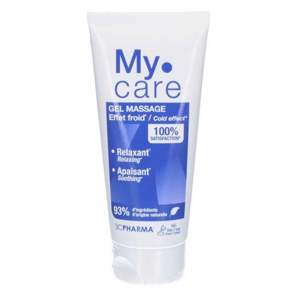 3CPharma My.Care Gel de Massage effet froid, relaxant, apaisant (100 ml)