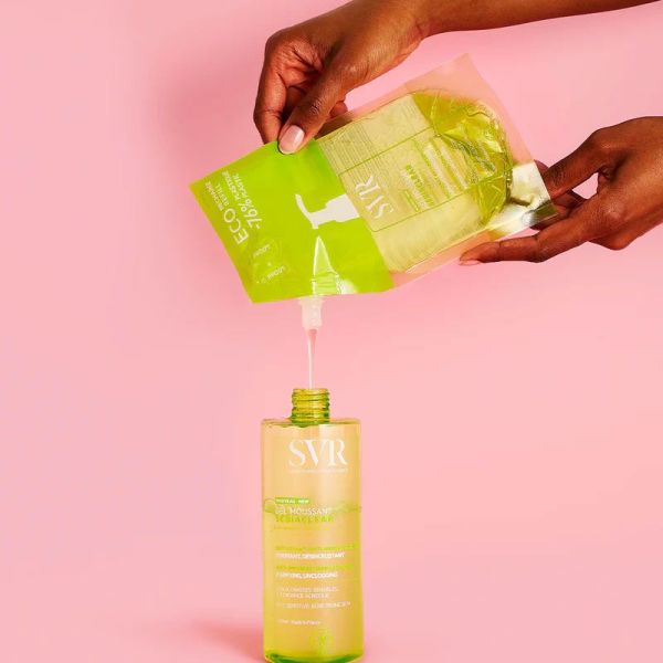 SVR Sebiaclear Gel Moussant nettoyant anti-imperfections, purifiant, désincrustant (400 ml)