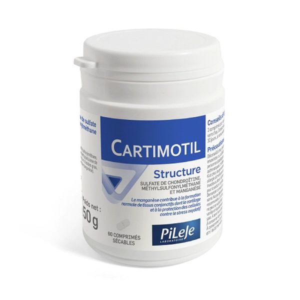 PiLeJe Cartimotil Structure maintien du cartilage (60 comprimés)