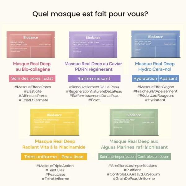 Biodance Refresh Sea Kelp real Deep Mask masque apaisant et purifiant (x1)